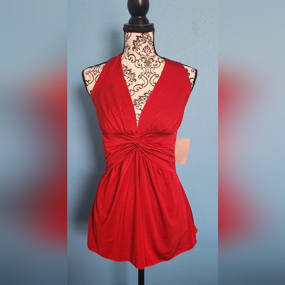 Elegant Red Top